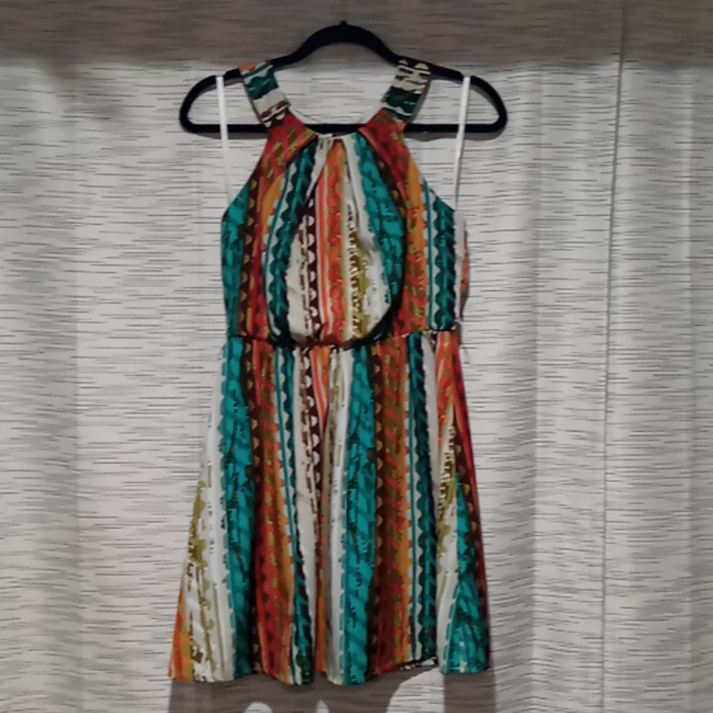 High neck dress